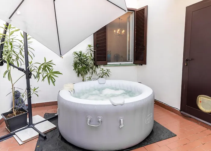 Zen Retreat With Jacuzzi, Patio & Private Garage Automatic Check In 24 7 With Netflix Dazn And Apartment